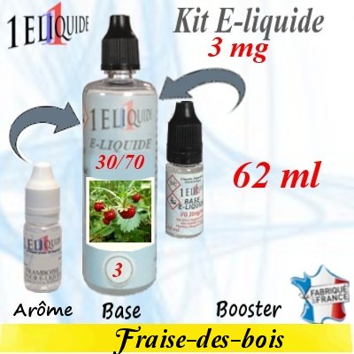 E-liquide-Fraise-des-bois-3mg 30/70