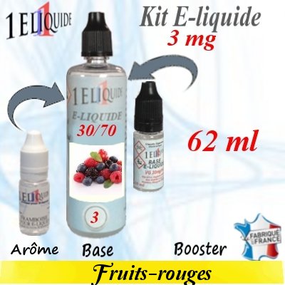 E-liquide-Fruits-rouges-3mg 30/70