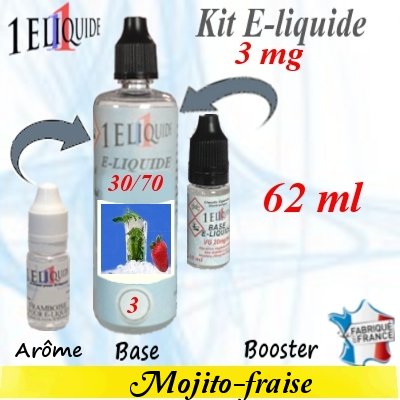E-liquide-Mojito-fraise-3mg 30/70