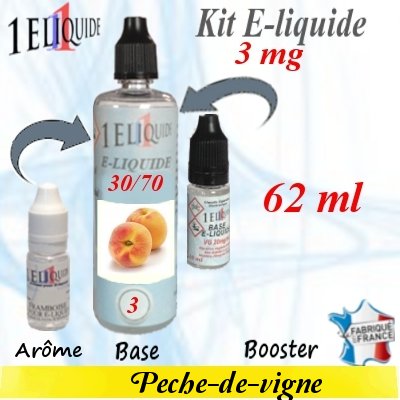 E-liquide-P�che-de-vigne-3mg 30/70