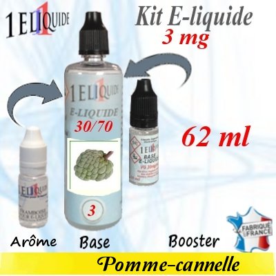 E-liquide-Pomme-cannelle-3mg 30/70