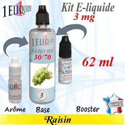 E-liquide-Raisin-3mg 30/70