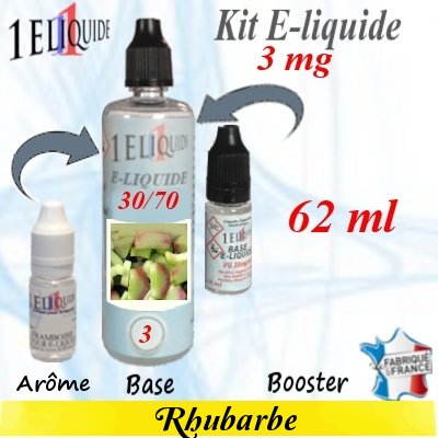 E-liquide-Rhubarbe-3mg 30/70