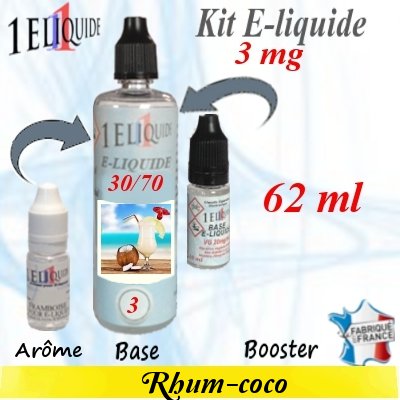 E-liquide-Rhum-coco-3mg 30/70