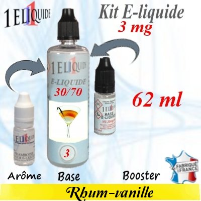 E-liquide-Rhum-vanille-3mg 30/70