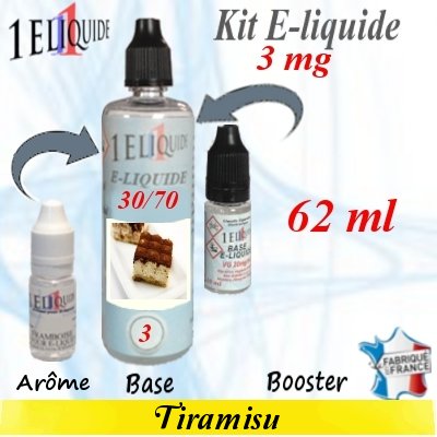 E-liquide-Tiramisu-3mg 30/70