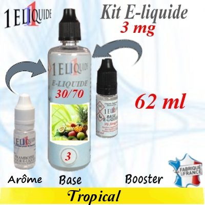 E-liquide-Tropical-3mg 30/70