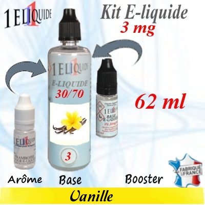 E-liquide-Vanille-3mg 30/70