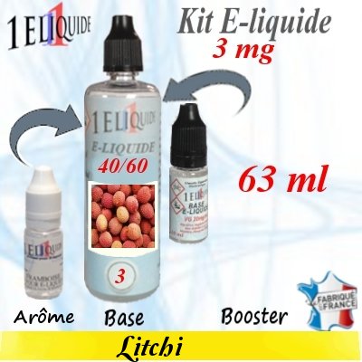 E-liquide-Litchi-3mg 40/60
