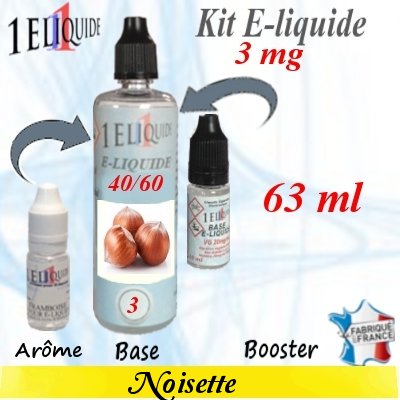E-liquide-Noisette-3mg 40/60