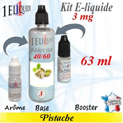 E-liquide-Pistache-3mg 40/60