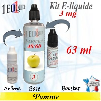 E-liquide-Pomme-3mg 40/60