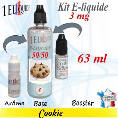 E-liquide-Cookie-3mg 50/50