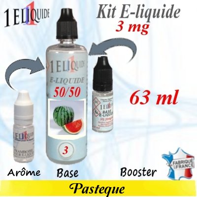 E-liquide-Pasteque-3mg 50/50