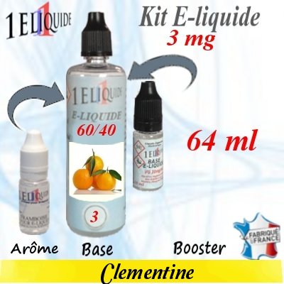 E-liquide-Clementine-3mg 60/40