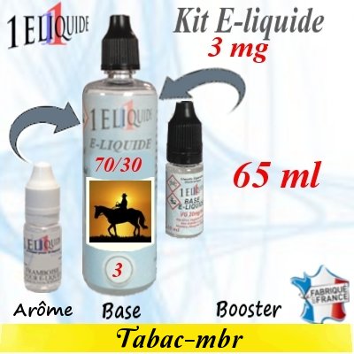 E-liquide-Tabac MBR-3mg 70/30