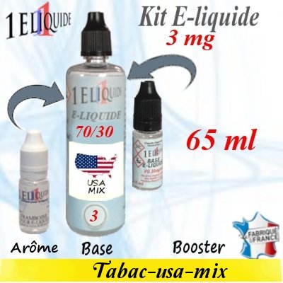 E-liquide-Tabac-usa-mix-3mg 70/30
