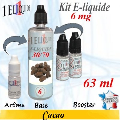 E-liquide-Cacao-6mg 30/70