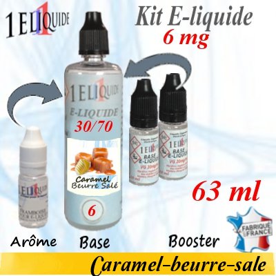 E-liquide-Caramel-beurre-sale-6mg 30/70