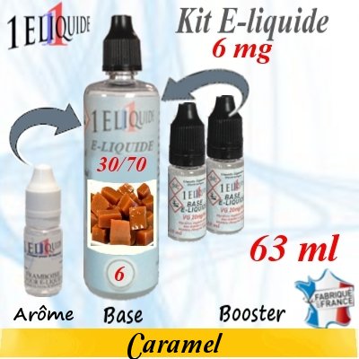 E-liquide-Caramel-6mg 30/70