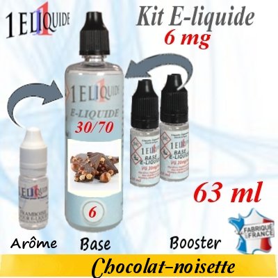 E-liquide-Chocolat-noisette-6mg 30/70