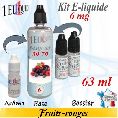 E-liquide-Fruits-rouges-6mg 30/70