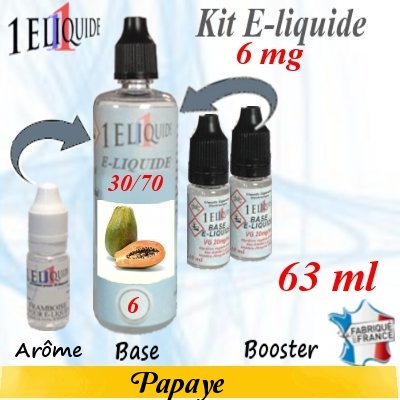 E-liquide-Papaye-6mg 30/70