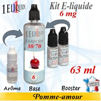 E-liquide-Pomme-amour-6mg 30/70