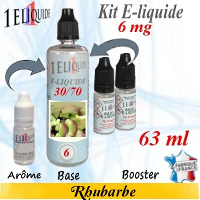 E-liquide-Rhubarbe-6mg 30/70