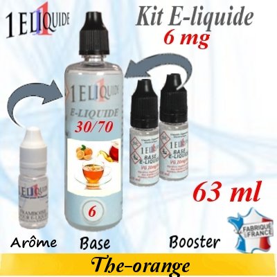 E-liquide-Thé Orange-6mg 30/70