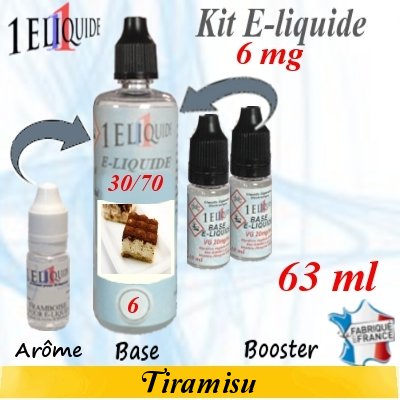 E-liquide-Tiramisu-6mg 30/70