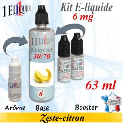 E-liquide-Zeste-citron-6mg 30/70
