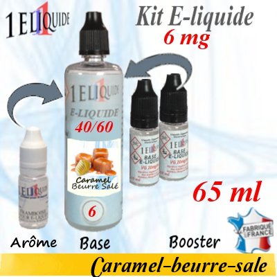 E-liquide-Caramel-beurre-sale-6mg 40/60