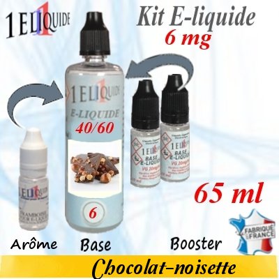 E-liquide-Chocolat-noisette-6mg 40/60