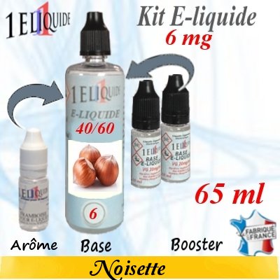 E-liquide-Noisette-6mg 40/60