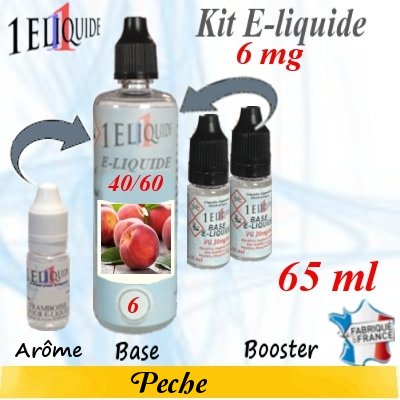 E-liquide-Pêche-6mg 40/60