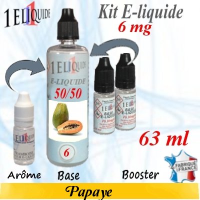E-liquide-Papaye-6mg 50/50