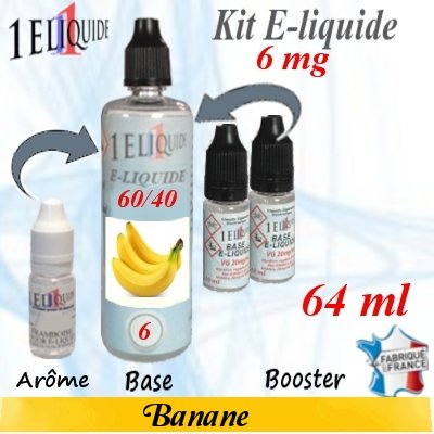 E-liquide-Banane-6mg 60/40