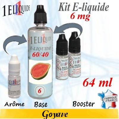 E-liquide-Goyave-6mg 60/40