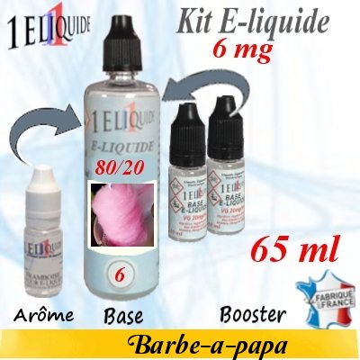 E-liquide-Barbe-a-papa-6mg 80/20