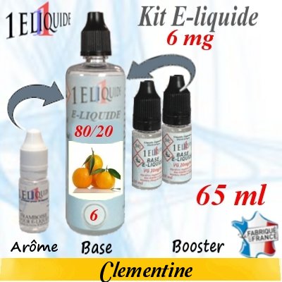 E-liquide-Clementine-6mg 80/20