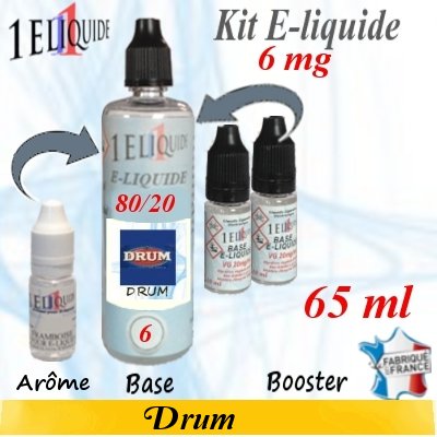 E-liquide-Drum-6mg 80/20