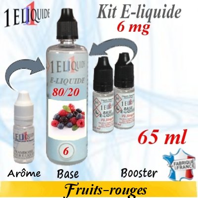 E-liquide-Fruits-rouges-6mg 80/20