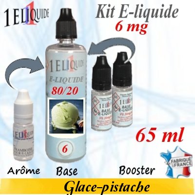 E-liquide-Glace-pistache-6mg 80/20