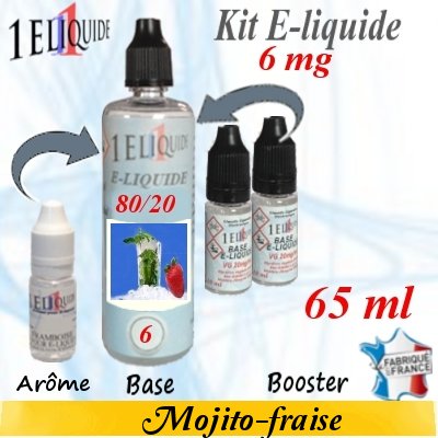 E-liquide-Mojito-fraise-6mg 80/20