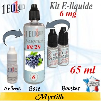 E-liquide-Myrtille-6mg 80/20