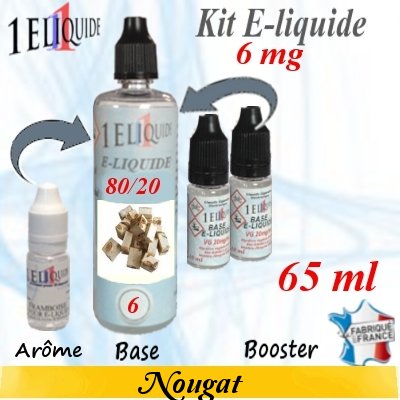 E-liquide-Nougat-6mg 80/20