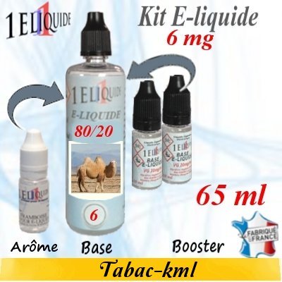 E-liquide-Tabac KML-6mg 80/20