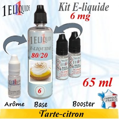 E-liquide-Tarte-citron-6mg 80/20