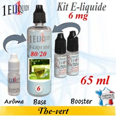 E-liquide-Th� Vert-6mg 80/20